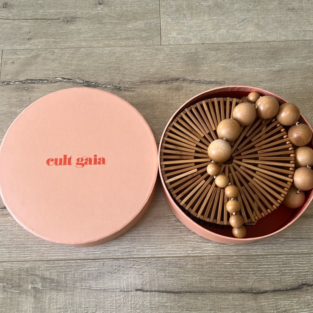 Cult Gaia Tan Crossbody Bag